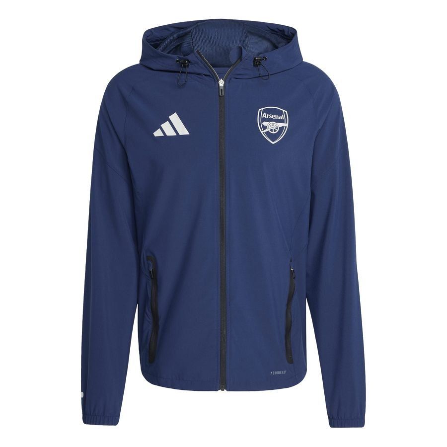 Arsenal Training Jacket Tiro 25 Competition Vis Tech Travel - Night Indigo - Men's-SoccerKits Hub | Buy Soccer Jerseys Online